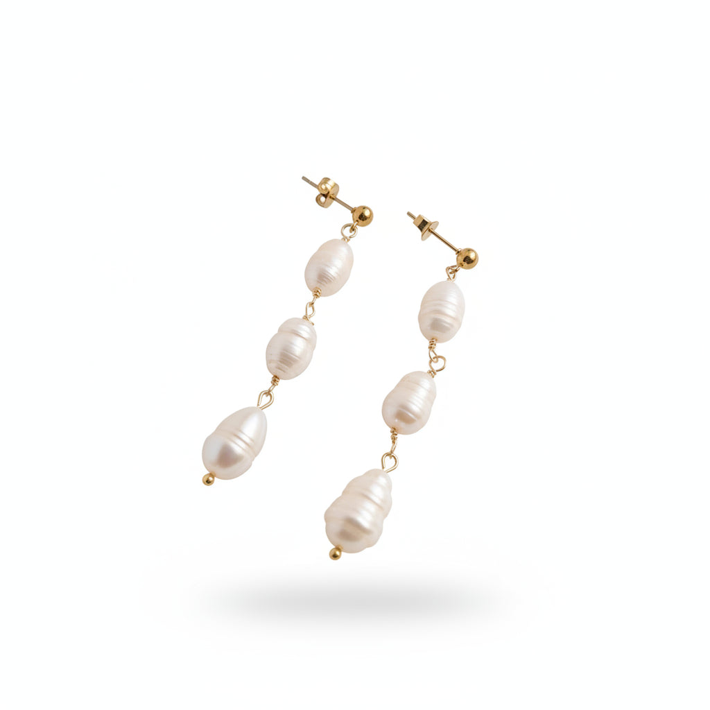 Aretes de perlas Maria