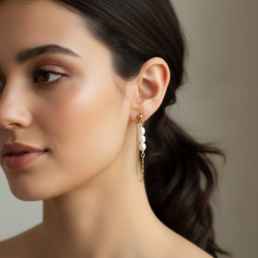 Aretes Carmin