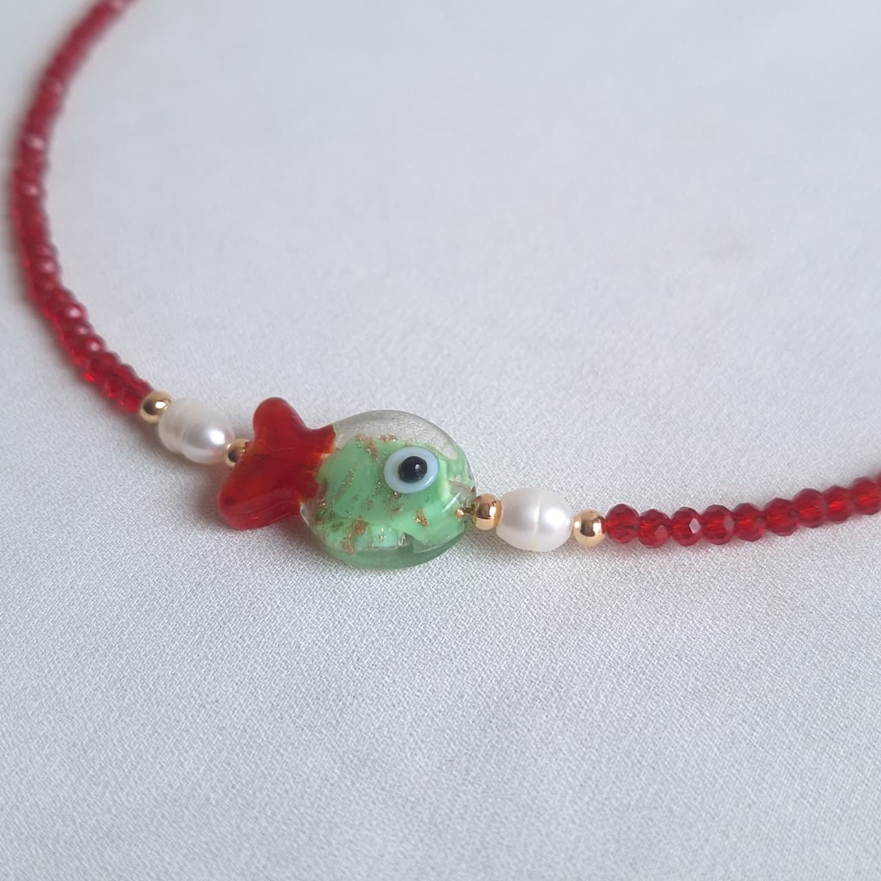 Collar Pez Rojo