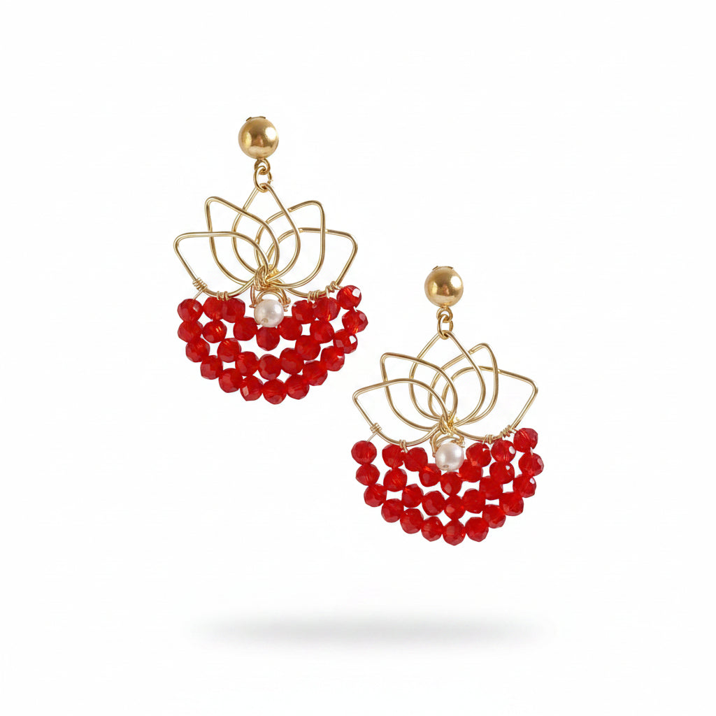 Arete Flor de Loto