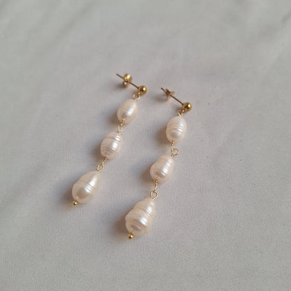 Aretes de perlas  Maria