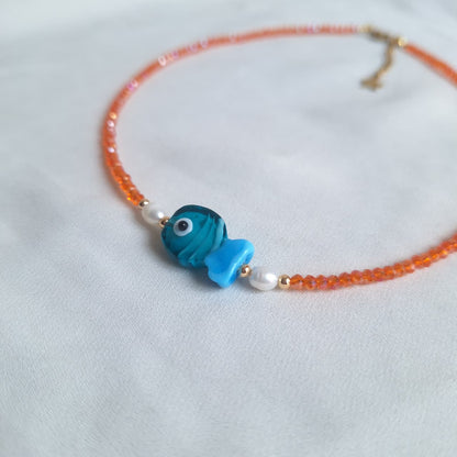 Collar Pez Azul