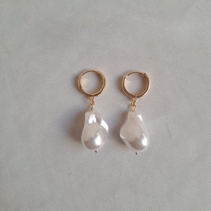 Aretes Perla Barroca