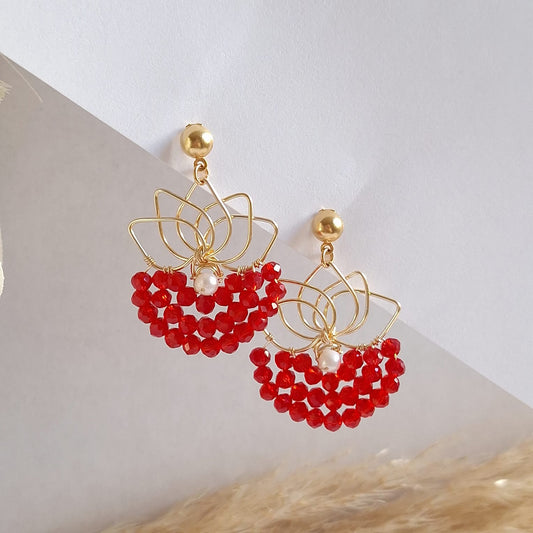 Arete Flor de Loto
