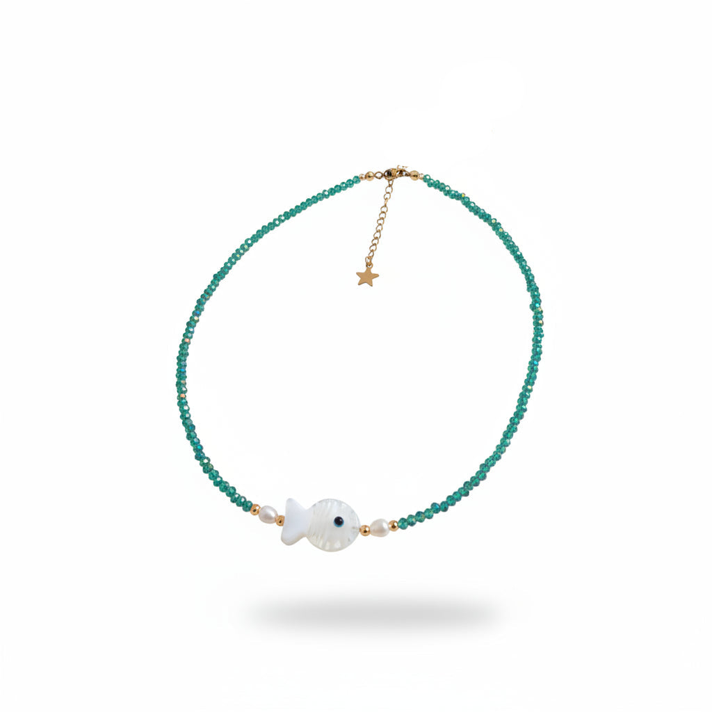 Collar Pez Blanco