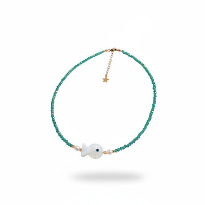 Collar Pez Blanco