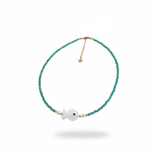 Collar Pez Blanco